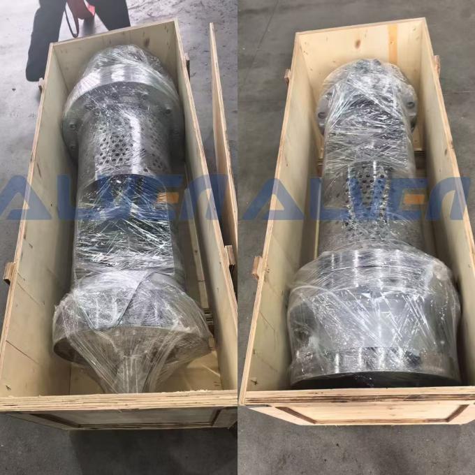 Squeezing Screw Barrel for Plastic Film With Water عصارة